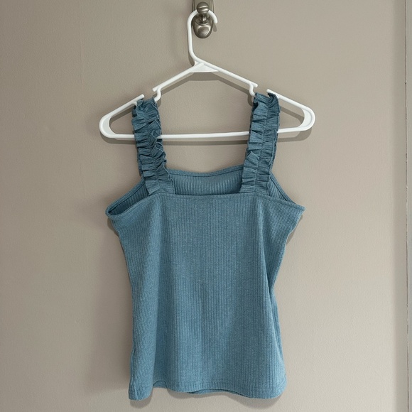 Listicle Ruffle Strap Tank S - Picture 2 of 4